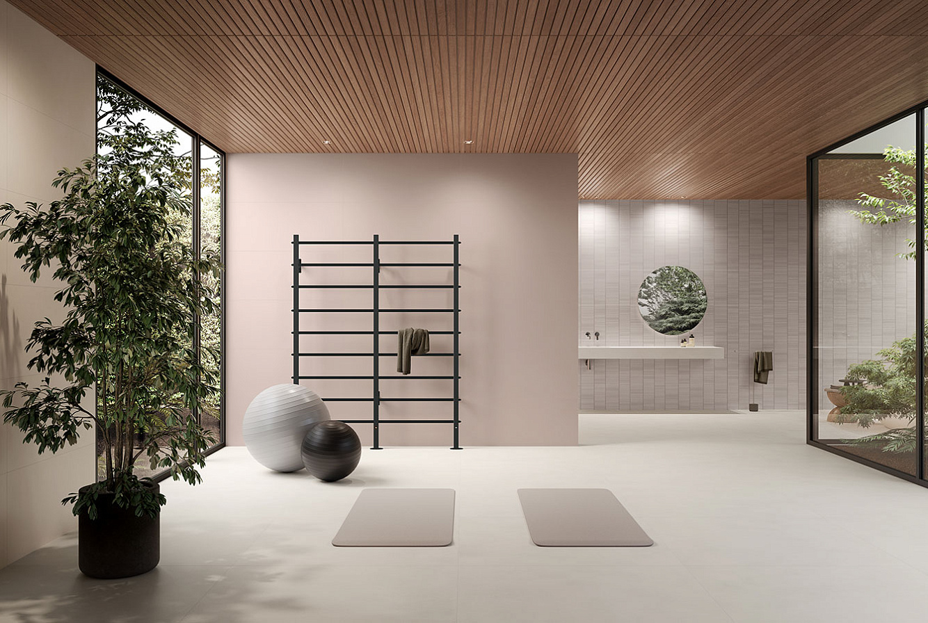 WALL: BOOST COLOR LINEN / MAUVE / SHADE DECOR DOVE / FLOOR: BOOST BALANCE MOON